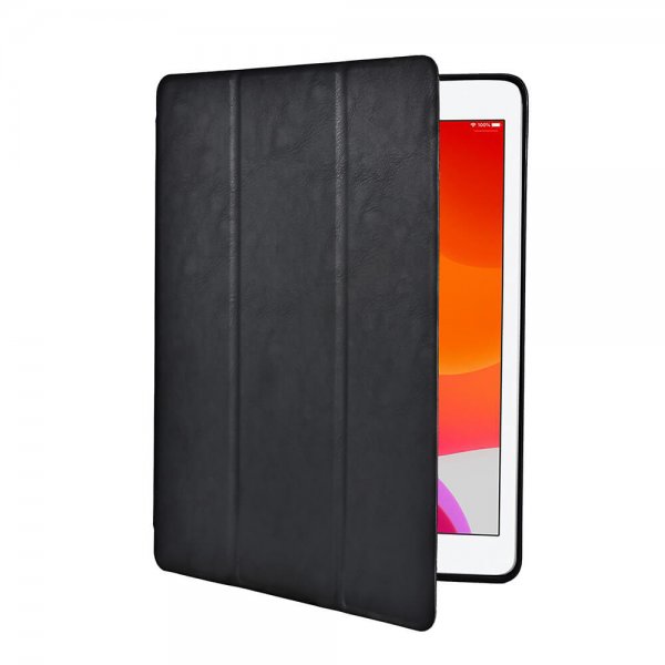 iPad 10.2 (gen 7/8/9) Etui Trifold Stand Folio Svart