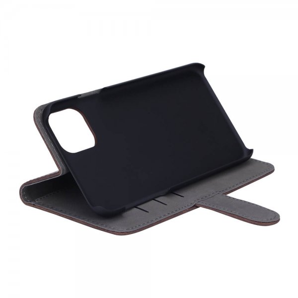 iPhone 11 Pro Max Etui Mobile Wallet Nubuck Brun