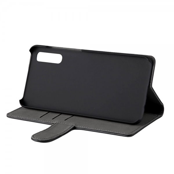 Samsung Galaxy A70 Etui 3 Kortlomme Svart