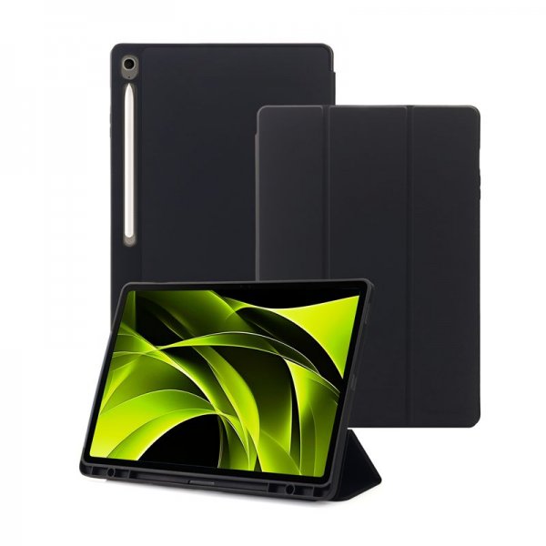 Samsung Galaxy Tab S10 FE Plus Etui Easy Tablet Case Svart