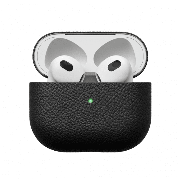 PodSkinz Artisan Series Airpods 3 Skall Ekte Skinn Svart