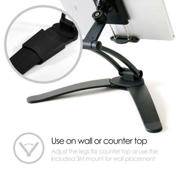 Tablett og mobilholder 2i1 Bordstativ og Veggmontert