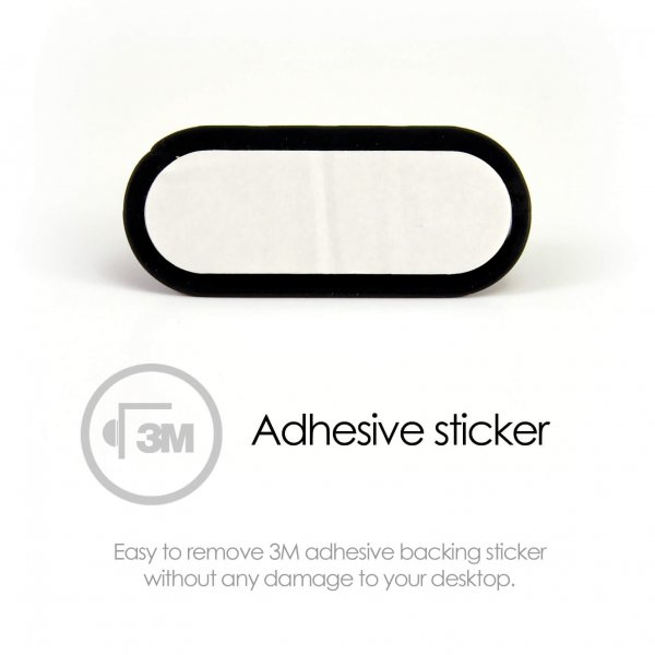 Kabelklips Tidy 10-pakke Svart