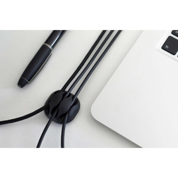 Kabelklips Tidy 10-pakke Svart