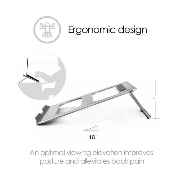 Bærbar laptopstativ