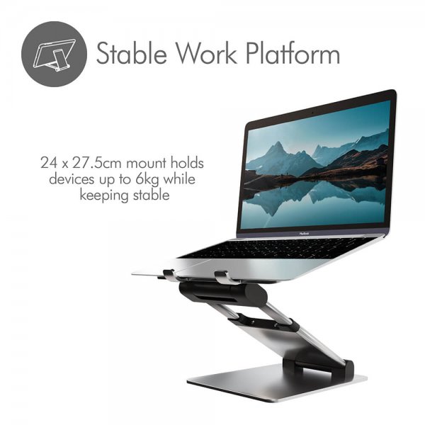 Laptopstativ Supreme Sit-Stand Aluminium