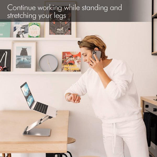 Laptopstativ Supreme Sit-Stand Aluminium