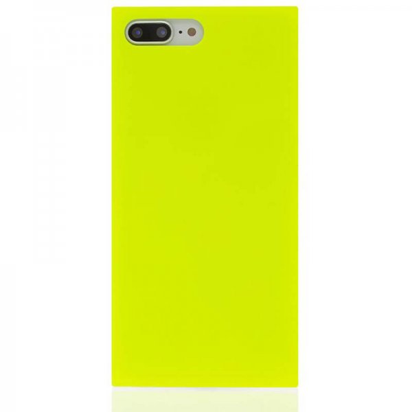 iPhone 7 Plus/iPhone 8 Plus Deksel Square Case Neon Gul