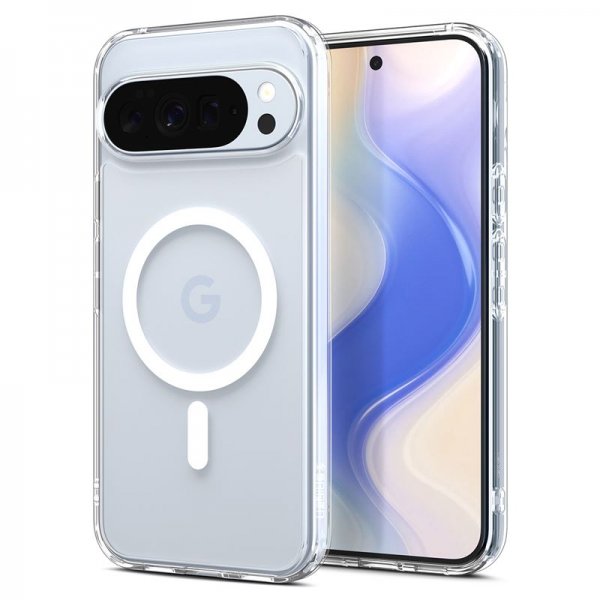 Google Pixel 10 Pro XL Deksel Ultra Hybrid MagFit Clear White