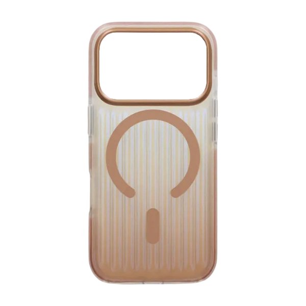 iPhone 17 Pro Max Deksel Korrugerte MagSafe Gull