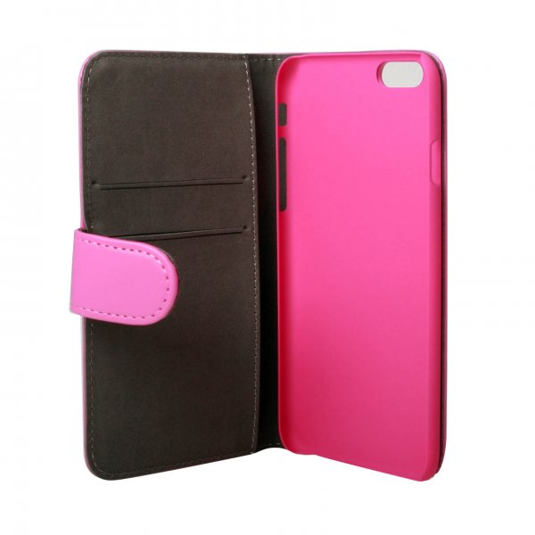 iPhone 6/6S Etui 2 Kortlomme Rosa