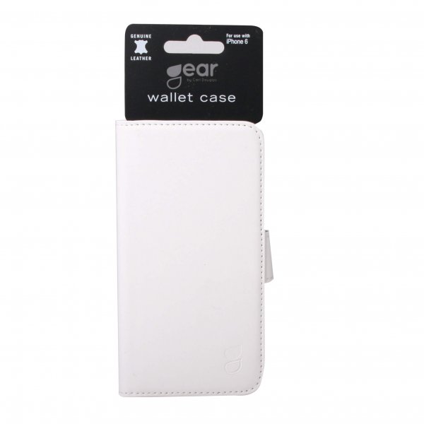 iPhone 6/6S Etui 2 Kortlomme Hvit