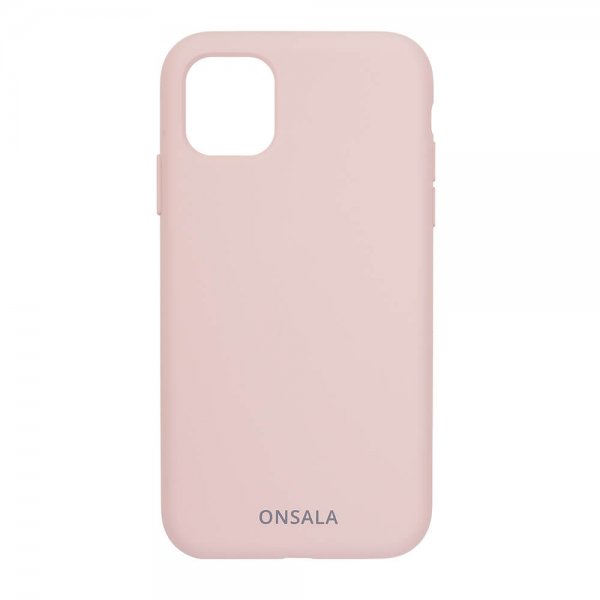 iPhone 11 Pro Max Deksel Silikon Sand Pink