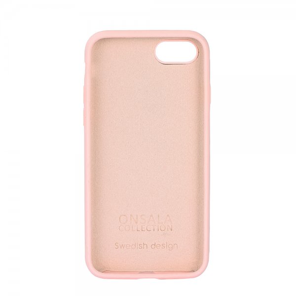 iPhone 6/6S/7/8/SE Deksel Silikon Chalk Pink