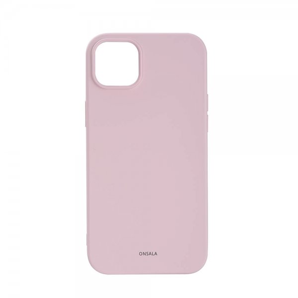 iPhone 14 Plus Deksel Silikon Chalk Pink