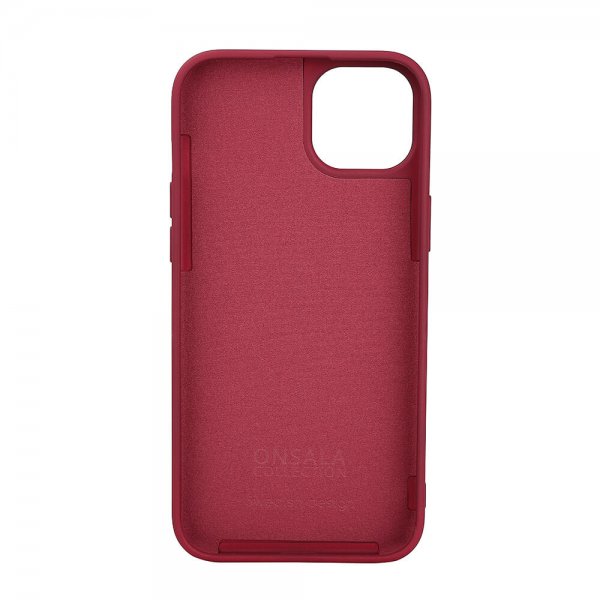 iPhone 15 Plus Deksel Silicone Touch MagSeries Deep Red