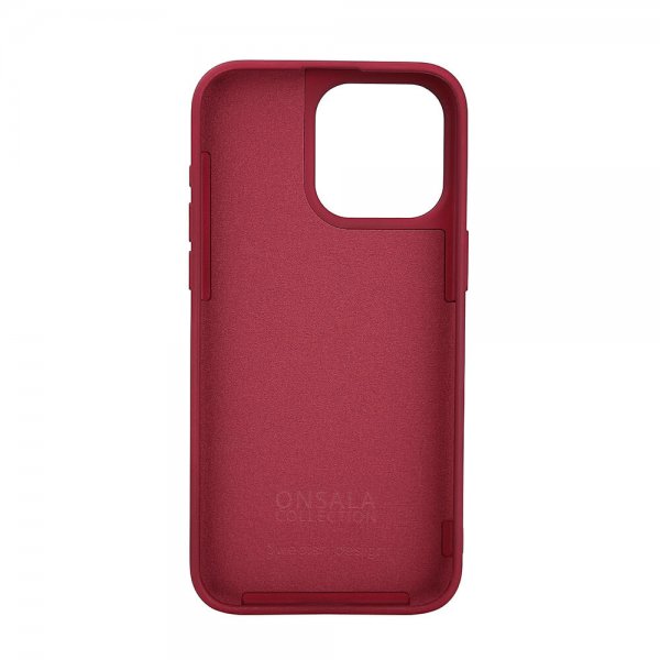 iPhone 15 Pro Max Deksel Silicone Touch MagSeries Deep Red