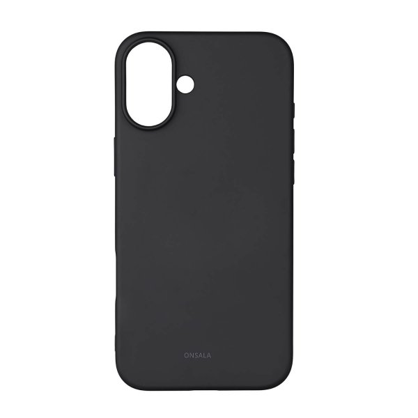 iPhone 16 Plus Deksel Silicone Touch Svart