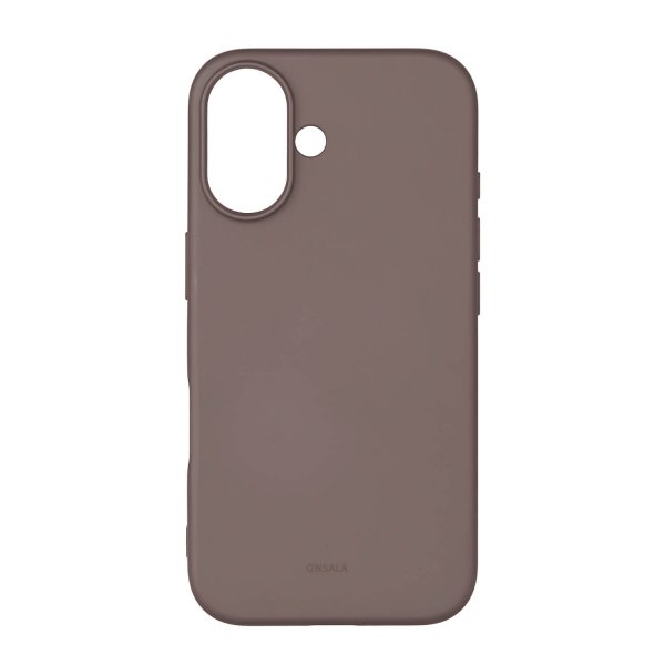 iPhone 16 Deksel Silicone Touch Chocolate