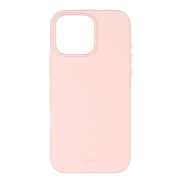 iPhone 16 Pro Max Deksel Silicone Touch Chalk Pink