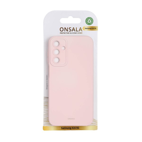 Samsung Galaxy A16 Deksel Silicone Touch Chalk Pink