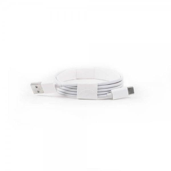 Trådløs Dual QI Lader 2x10W Hvit Grå Tekstil