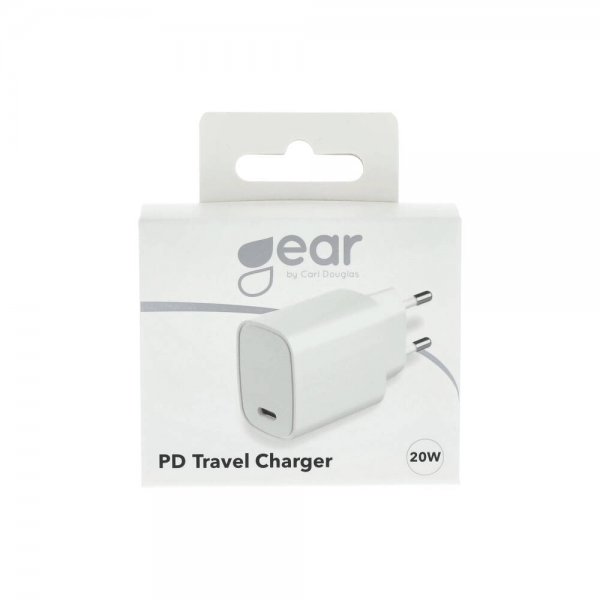 Lader 1xUSB-C PD 20W Hvit