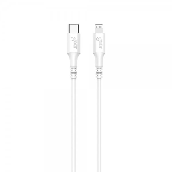 Kabel Lightning till USB-C MFI 0.5m Hvit