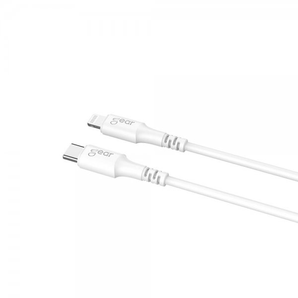 Kabel Lightning till USB-C MFI 0.5m Hvit