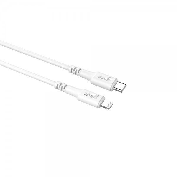 Kabel Lightning till USB-C MFI 0.5m Hvit
