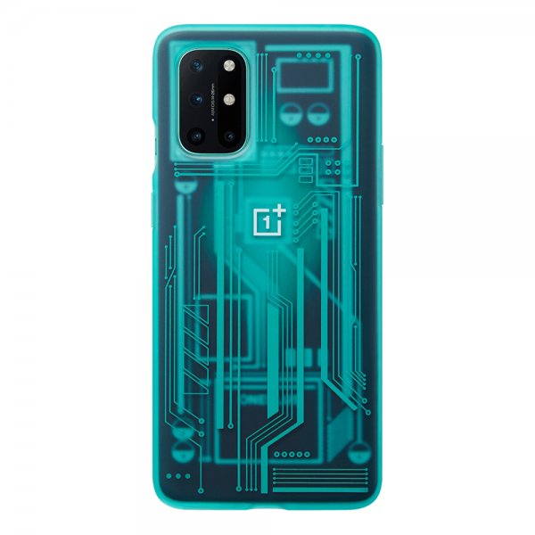 Original 8T Deksel Quantum Bumper Case Cyborg Cyan