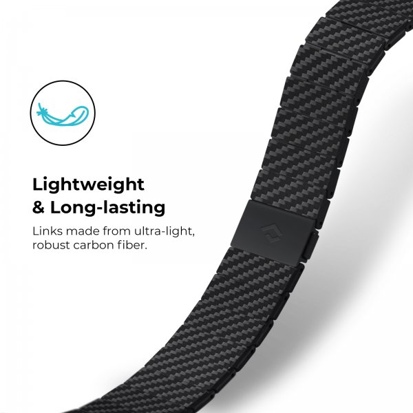 Apple Watch Armbånd Carbon Fiber Watch Band Modern