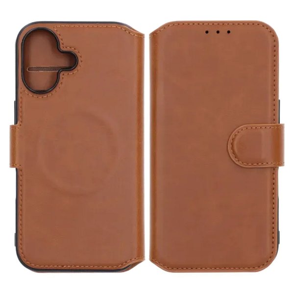 iPhone 17 Etui 4 Kortlomme MagSafe Brun