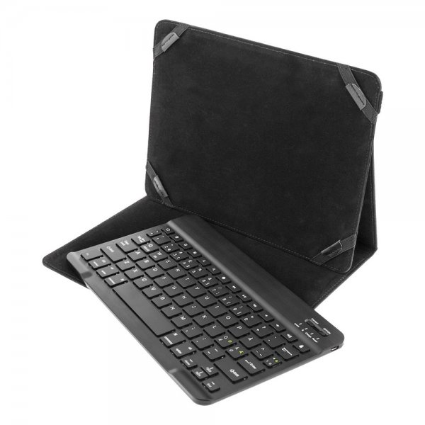 Etui med Tastatur 10" Tablets Nordic Svart