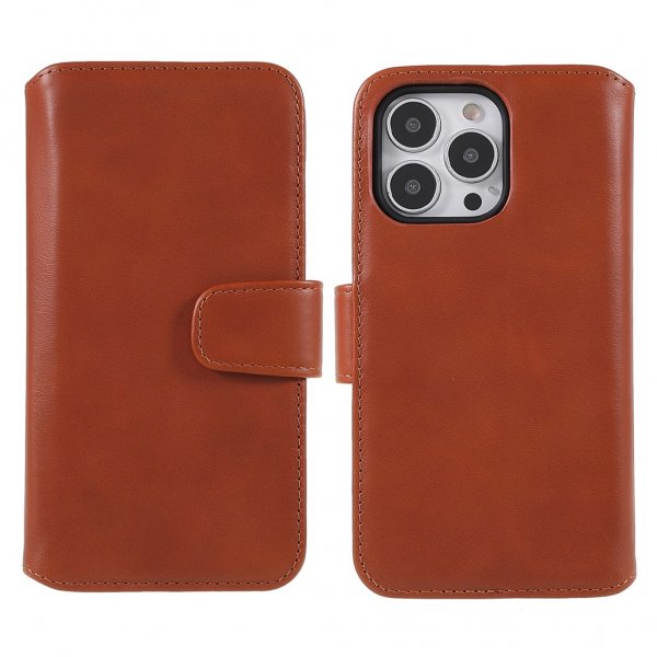 iPhone 13 Pro Fodral Essential Leather Maple Brown