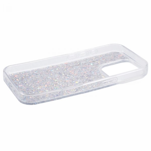 iPhone 16 Pro Deksel Sparkle Series Stardust Silver