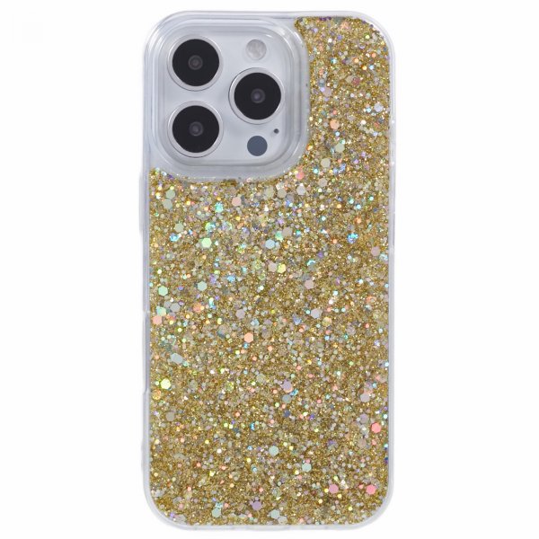iPhone 16 Pro Deksel Sparkle Series Citrine Gold