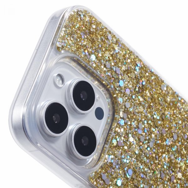 iPhone 16 Pro Deksel Sparkle Series Citrine Gold