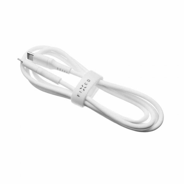 Kabel Liquid Silicone USB-C/USB-C 2m Hvit