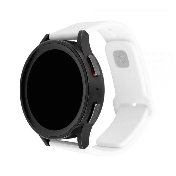 Samsung Galaxy Watch 22mm Armbånd Silicone Sporty Strap Hvit