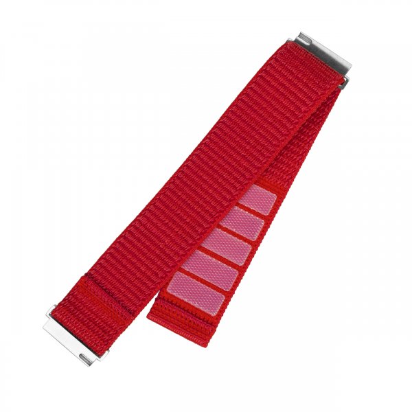 Samsung Galaxy Watch 20mm Armbånd Nylon Sporty Strap Rød
