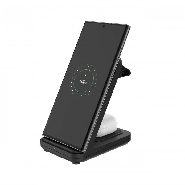 Trådløs lader Powerstation for Garmin 3in1 15W Svart