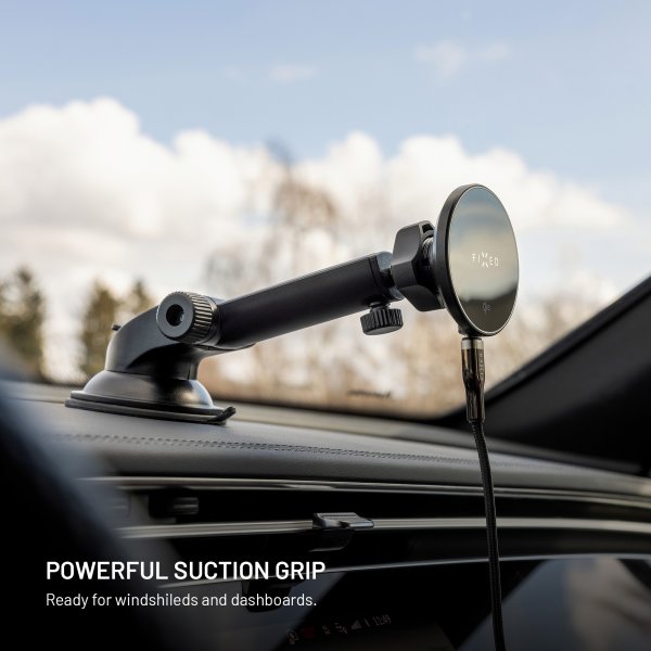 Mobilholder til bil MagRound 2 XL Dashboard 15W MagSafe