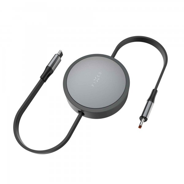 Utdragbar Kabel USB-C 100W 1m Svart