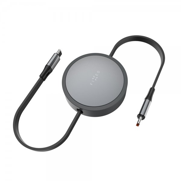 Utdragbar Kabel USB-C 100W 1m Svart