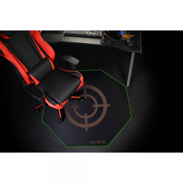 Gulvmatte Pro Gaming Grön/Svart