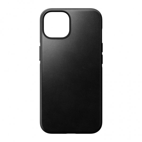 iPhone 14 Deksel Modern Leather Case Horween Svart