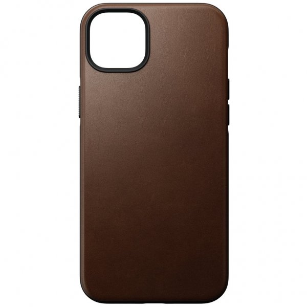 iPhone 14 Plus Deksel Modern Leather Case Brun