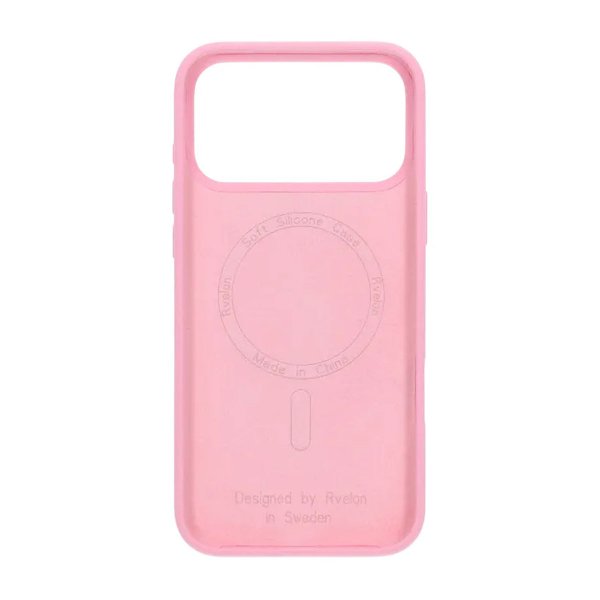 iPhone 17 Pro Max Deksel Silikon MagSafe Rosa
