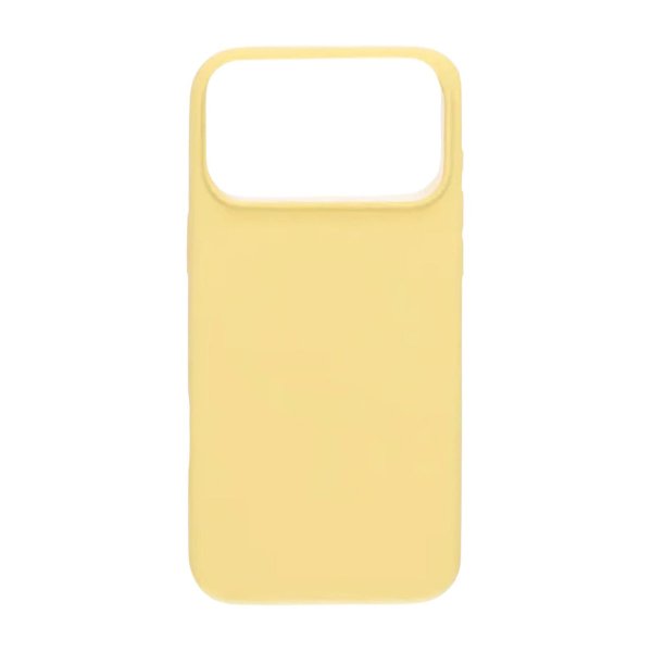 iPhone 17 Pro Max Deksel Silikon MagSafe Gul
